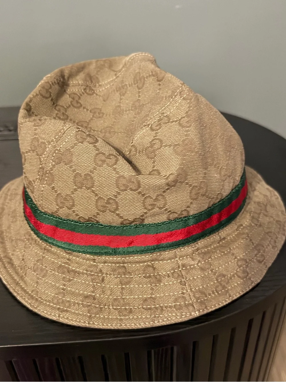 Authentic Gucci Monogram Bucket Hat